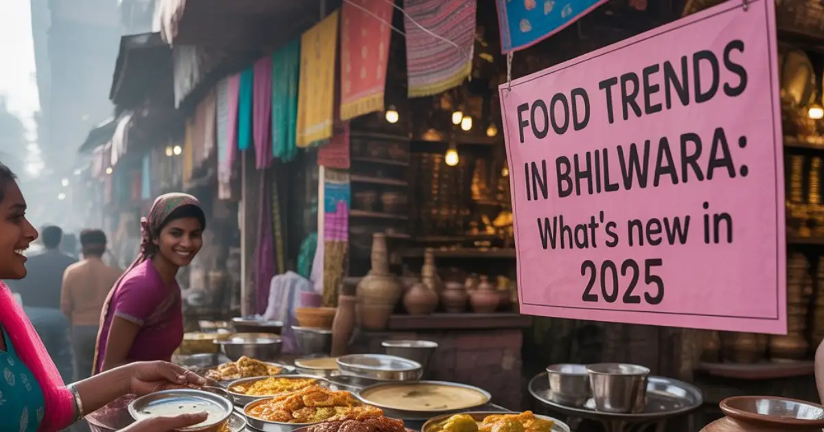 Food trends in Bhilwara 2025 street food market