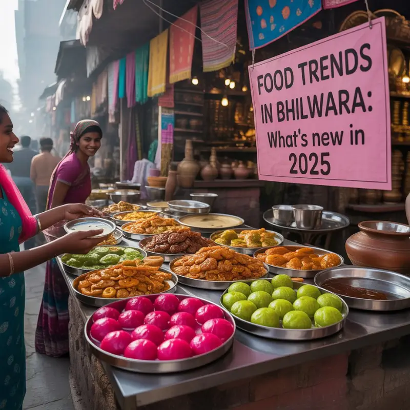 Food trends in Bhilwara 2025 street food market