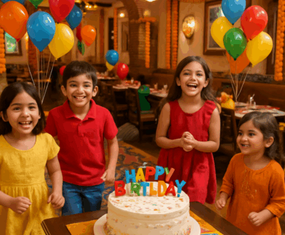 Kids birthday party restaurant in Bhilwara – P4Dreams