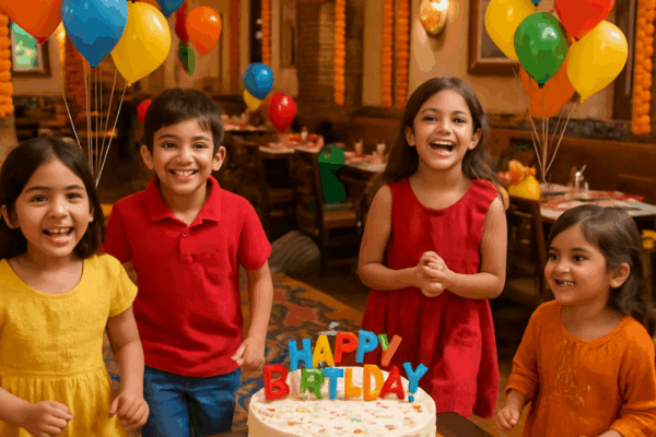 Kids birthday party restaurant in Bhilwara – P4Dreams