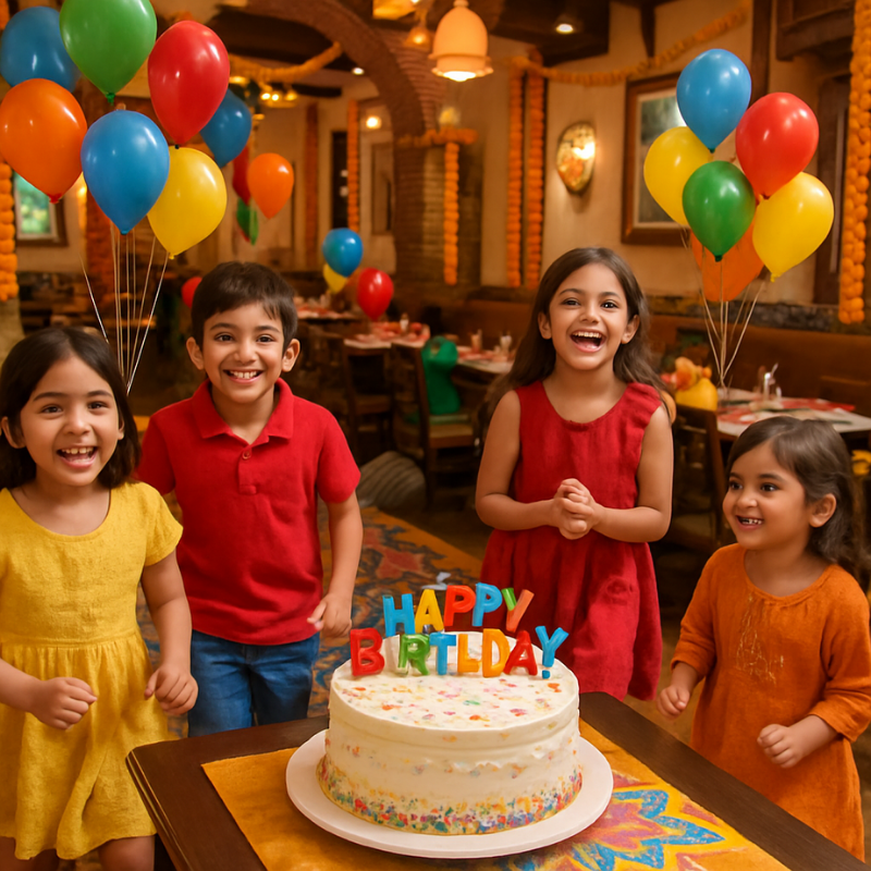 Kids birthday party restaurant in Bhilwara – P4Dreams